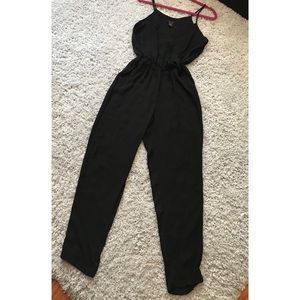 Black Tank Jumpsuit